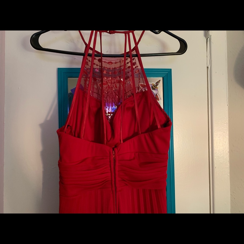 red dress